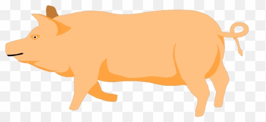 A Pig Svg Clip Arts - Orange Pig Transparent Emoji,Flying Pigs Emoji
