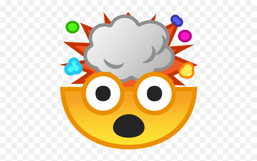 Exploding Head Icon Noto Emoji Smileys Iconset Google - Exploding Head Emoji,Brain Scrub Icon Emoticon