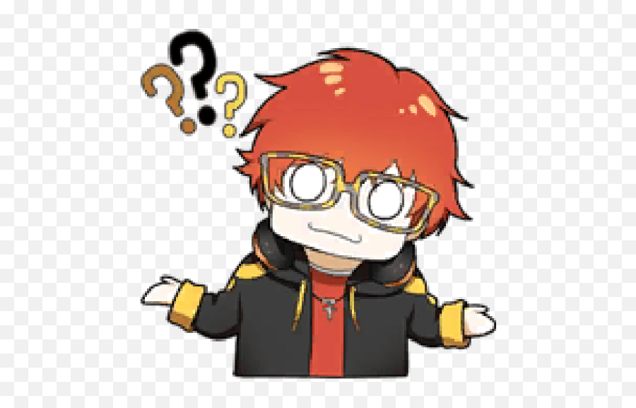 Seven Mystic Messenger - Mystic Messenger Seven Stickers Emoji,Mystic Messager Emojis