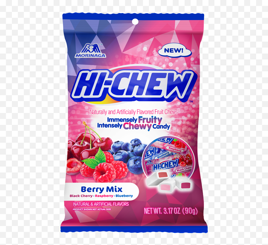 Blueberries - Hi Chew Berry Mix Emoji,Corazon Sin Relleno Emoticon Png