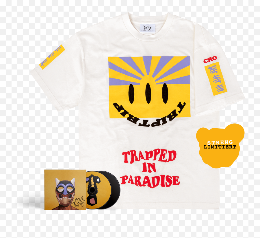 Bravado - Cro T Shirt Trip Emoji,Queensryche Emoticons