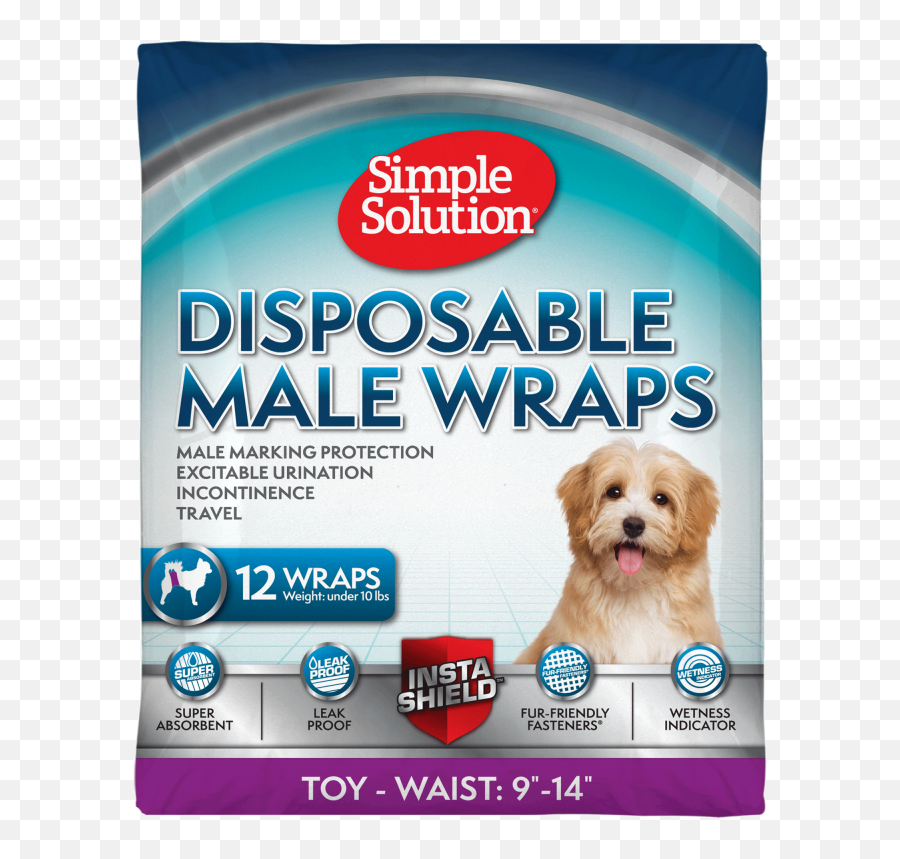 Simple Solution Disposable Male Wrap 12 Pack Xssml Size Xs - Simple Solution Male Wrap Emoji,Male L&d Physicians Emotion