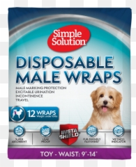 Simple Solution Disposable Male Wrap 12 Pack Xssml Size Xs - Simple Solution Male Wrap Emoji,Male L&d Physicians Emotion