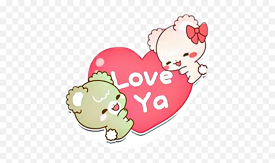 Ftestickers Loveya Sticker - Sugarcubs Sticker Emoji,
