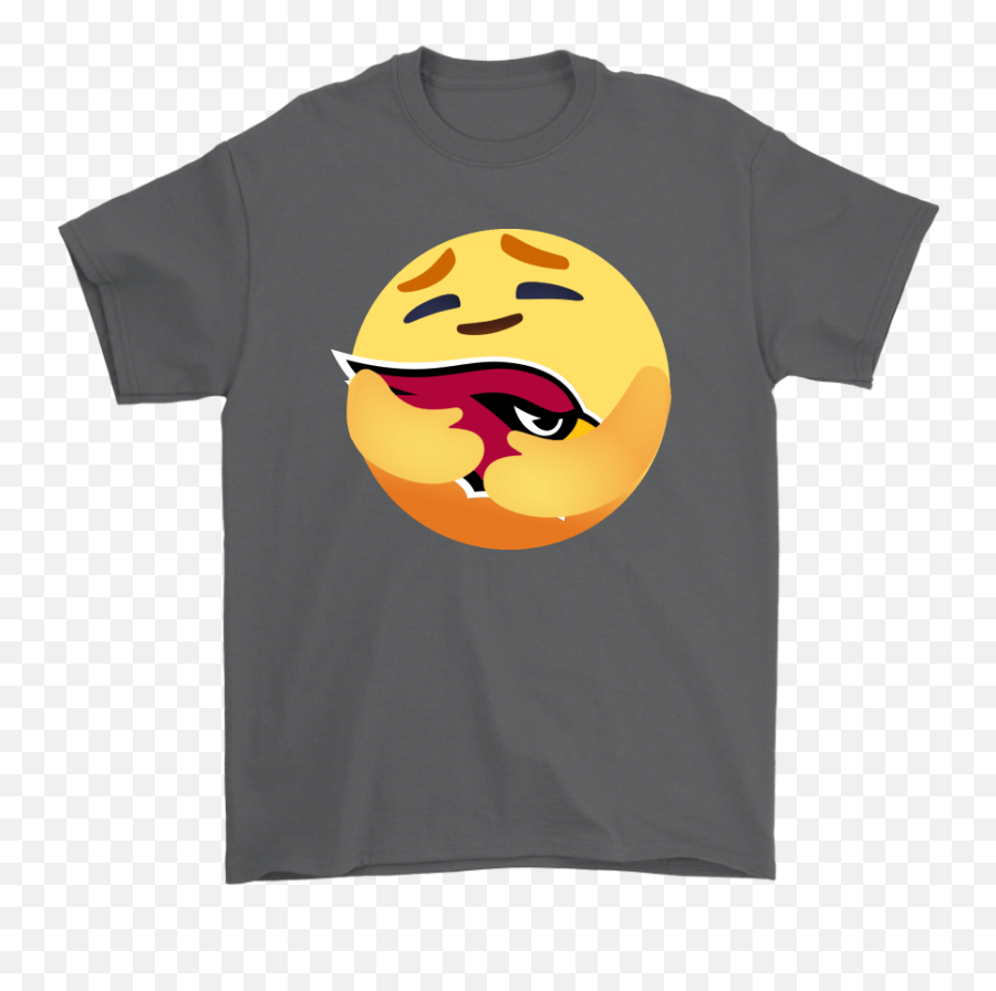 Love The Arizona Cardinals Love Hug Facebook Care Emoji Nfl - Zaire 74 T Shirt,You Suck Emoji