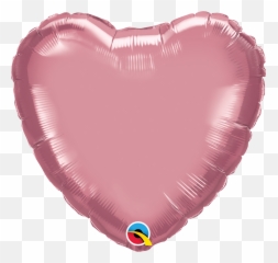 18 Heart Qualatex Chrome Mauve Foil Balloon Bargain Emoji,Precisous Hearts Emoji