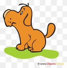 Dog On Meadow Clipart Picture Cartoon For Free Emoji,Free Dog Emoticons Free