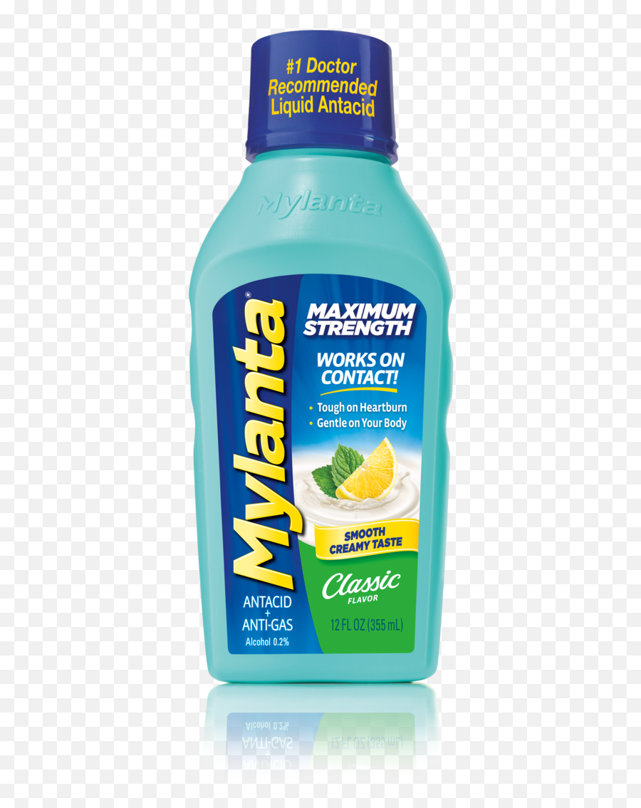 Mylanta Maximum Strength Liquid Antacid Anti - Gas Classic Flavor 12 Fl Oz Emoji,What's The Gas Emoji On Grinder