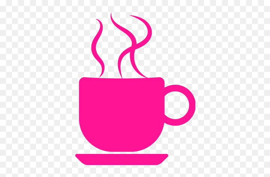 Coffee Icon Aesthetic Pink Emoji,Emoji Blank Background Coffee