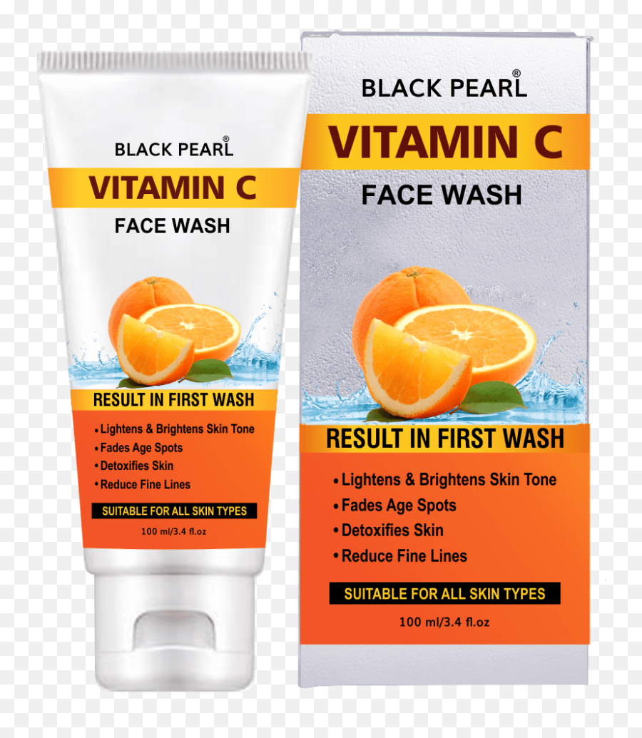 Black Pearl Vitamin C Face Wash - Black Pearl Cosmetic Company Emoji,(; -_-)??????c<?_-) Emoticon