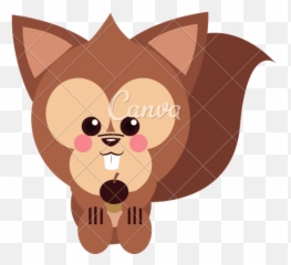 Baby Chipmunk Cartoon - Canva Emoji,Chipmunk Emojii
