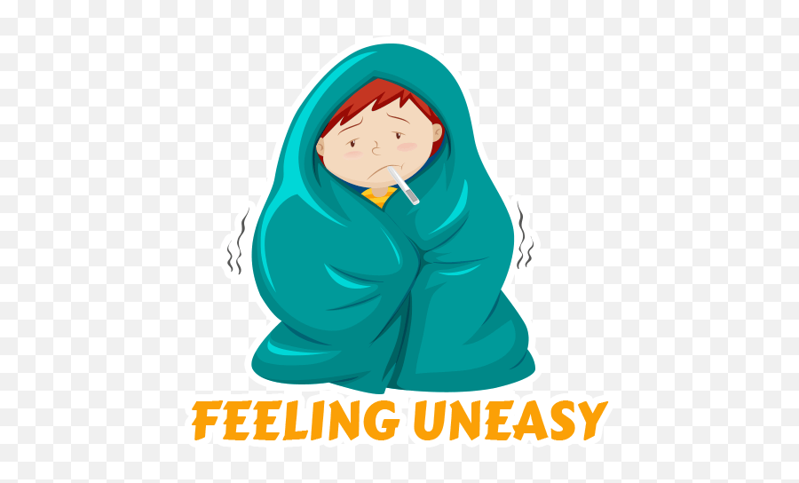Not Well By Marcossoft - Sticker Maker For Whatsapp Emoji,Cold Shivering Small Emoji