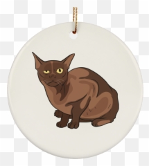Burmese Cat Ornament Christmas Tree Ornaments Holiday Decor - Burmese Cat Emoji,Welsh Flag Emoji