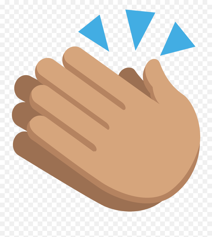 Clapping Hands Emoji Clipart - Transparent Clapping Hands Emoji,Clapping Hand Emoji