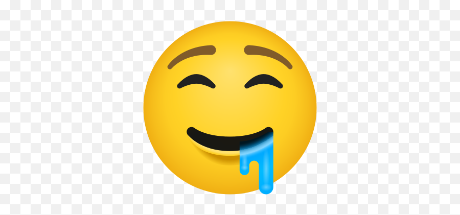 Sabberndes Gesicht Icon - Happy Emoji,Drool Emoticon