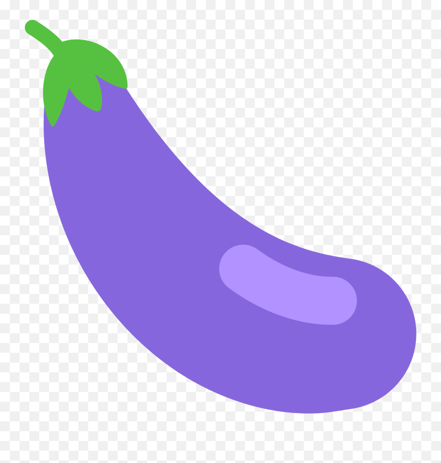 Eggplant Emoji Clipart - Eggplant Emoji Transparent Png,Banana Emoji