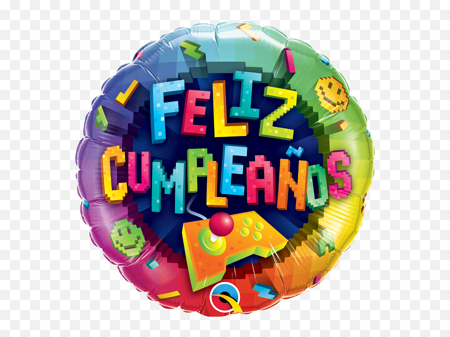 Globo Feliz Cumpleaños Fiesta Por - Dot Emoji,Feliz Cumplea?os Emoji