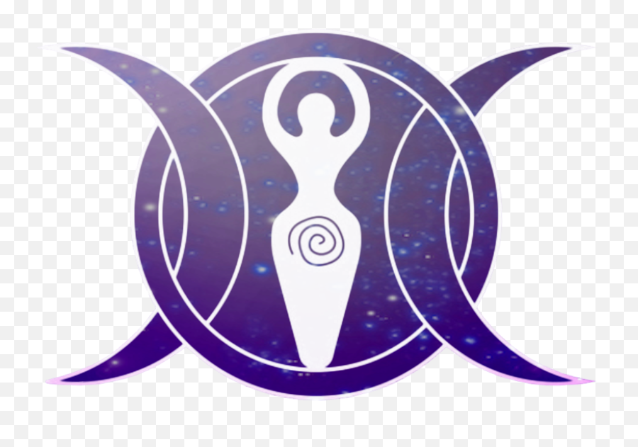 Goddess Sticker - Language Emoji,Triple Moon Emoji