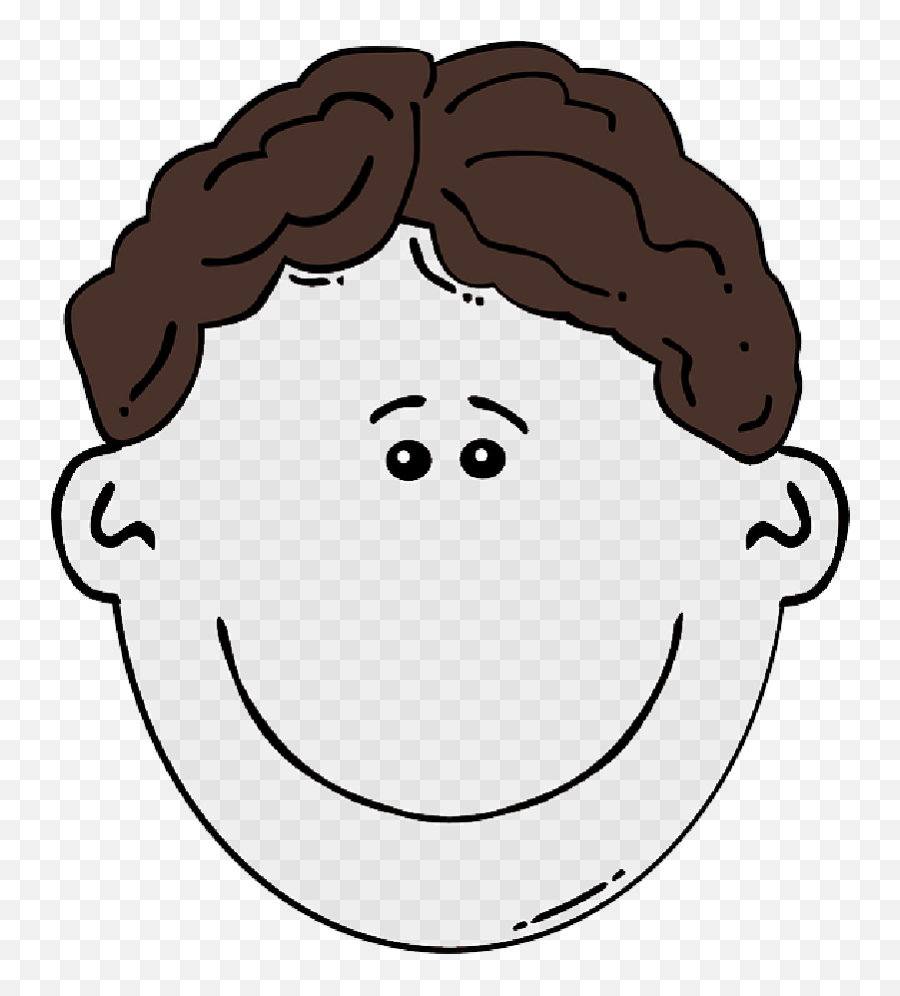 Boys Cartoon Faces Drawing Free Image - Happy Boy Face Clipart Emoji,Cartoon Facial Expressions And Emotions
