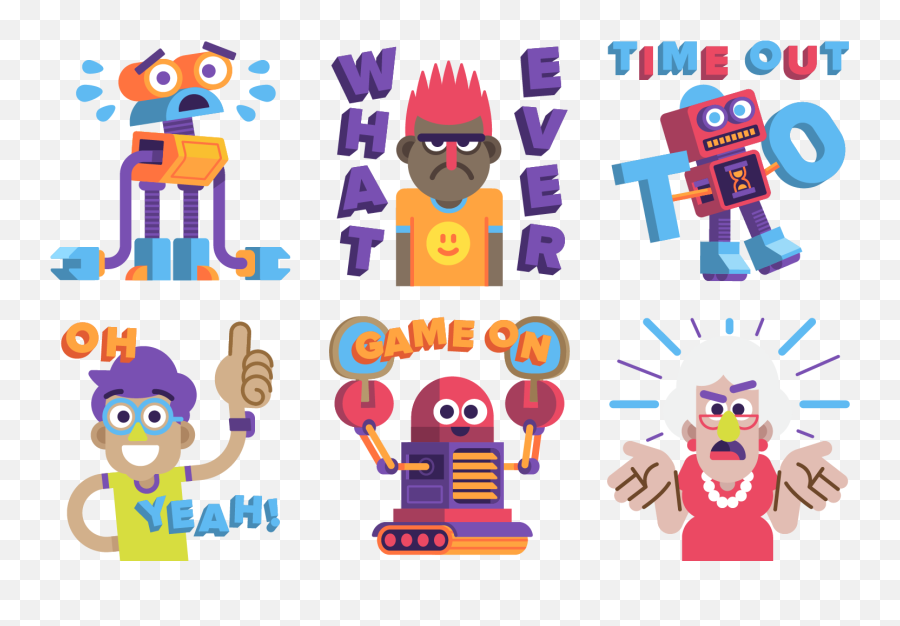 Bot Games Stickers - Fictional Character Emoji,Emoji Role Bot