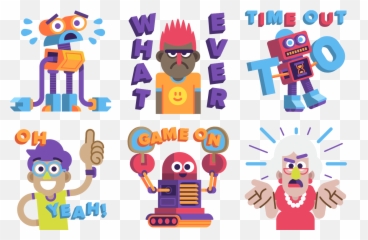 Bot Games Stickers - Fictional Character Emoji,Emoji Role Bot