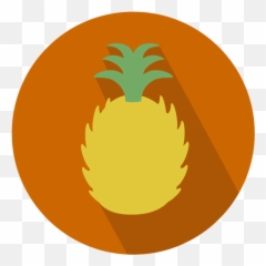 Pineapple Sliced Circle Icon - Pineapple Circle Icon Emoji,Pineapple Emoji Shirt
