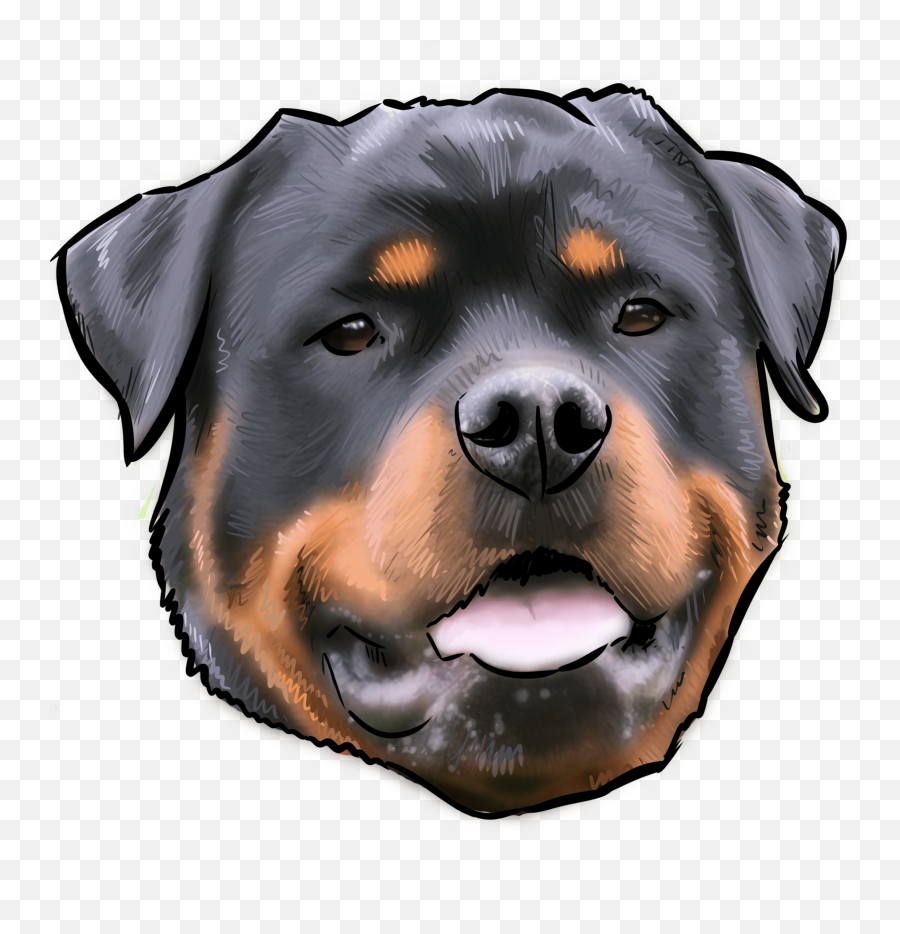 Silly Right Why - Smiling Rottie Emoji,Why My Scottish Terrier Doesn't Show Any Emotions
