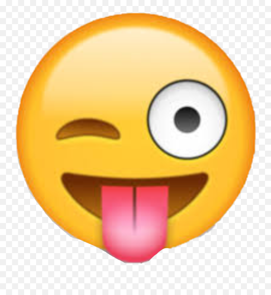 Download Emoji Smiley Emoticon Wink - Tongue Out Emoji Png,Smiley Emoticon