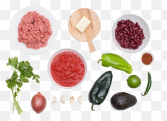 3 - Chile Beef Chili With Red Kidney Beans U0026 Pepper Jack Cheese Beans Top View Png Emoji,Bowl Of Chili Emoticon