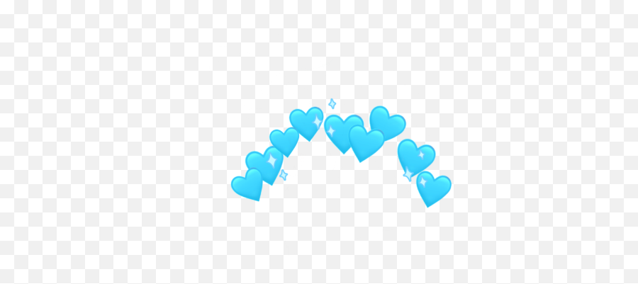 Popular And Trending Emoji Stickers On Picsart Emoji - Blue Heart Crown Png,Pink Flower Emoji