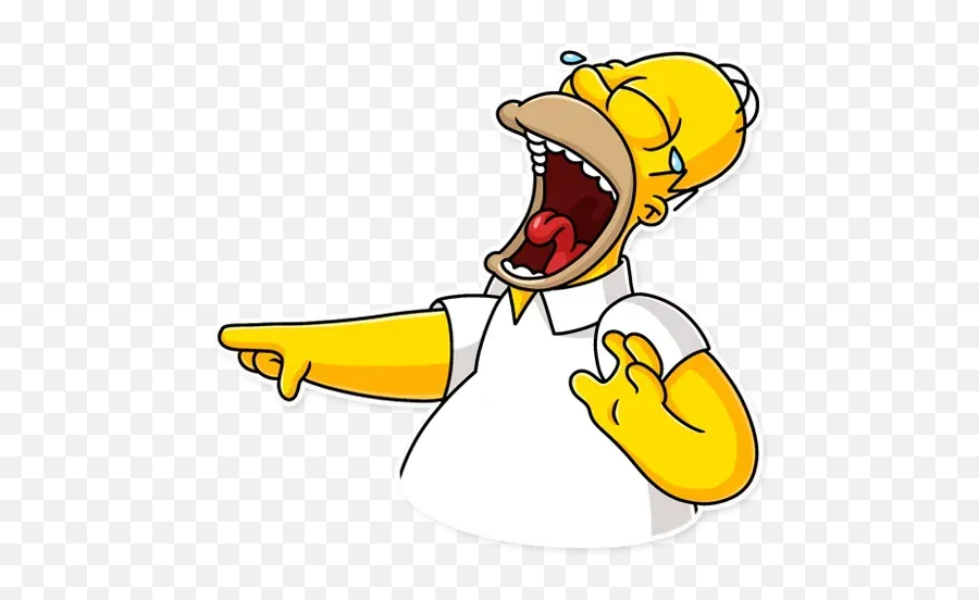 The Simpsons Whatsapp Stickers - Stickers Cloud Sticker Homer Simpson Whatsapp Emoji,Homer Simpson Emojis