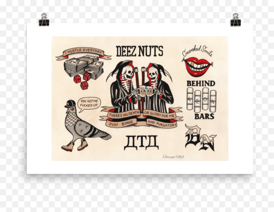 Dn X String Colour Flash Sheet U2013 Deeznutsdtd - Deez Nuts Banda Adesivo Emoji,Deez Nuts Emoticon