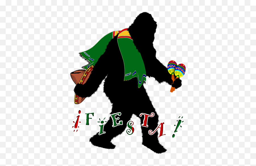 Bigfoot Silhouette Image Vector - Fictional Character Emoji,Sasquatch Emoji