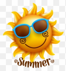 Transparent Smiling Sun Png - Smiling Sun Emoji,Porno Kik Emoticons