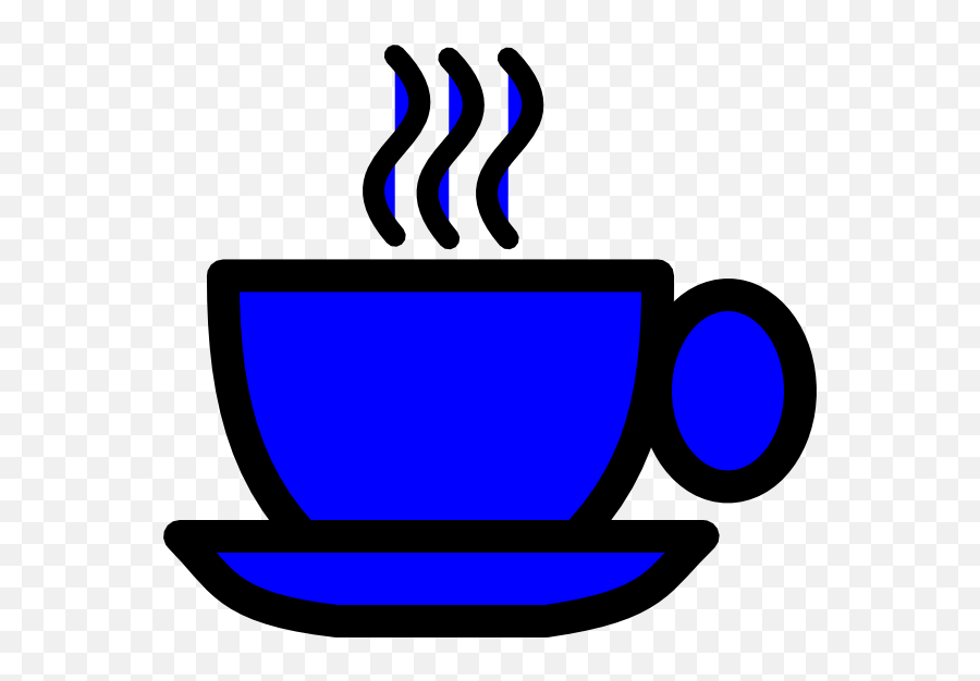 Blue Coffee Cup Clip Art - Clipartix Blue Cup Clipart Emoji,Coffee Emoji Facebook