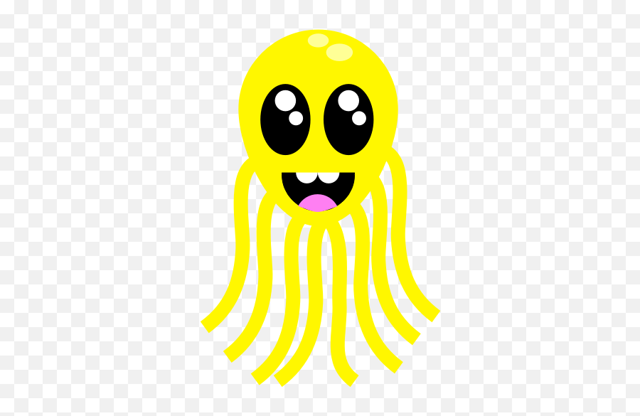 Octopus 2015082620 Free Svg - Dot Emoji,Kawaii Wink Emoticons