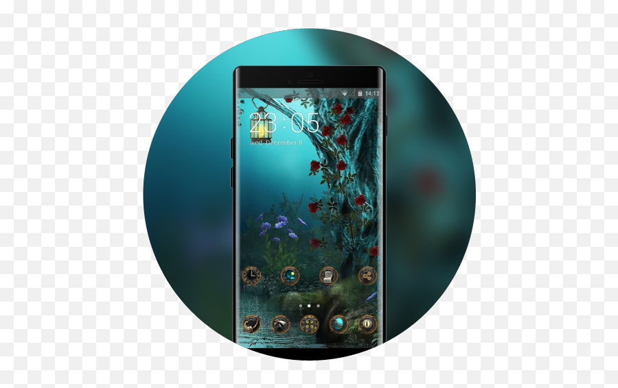 Theme For Abstract Secret Garden Wallpaper Apk 201 - Magical Fantasy Gardens Emoji,Samsung Galaxy S9 Emoji Maker How To