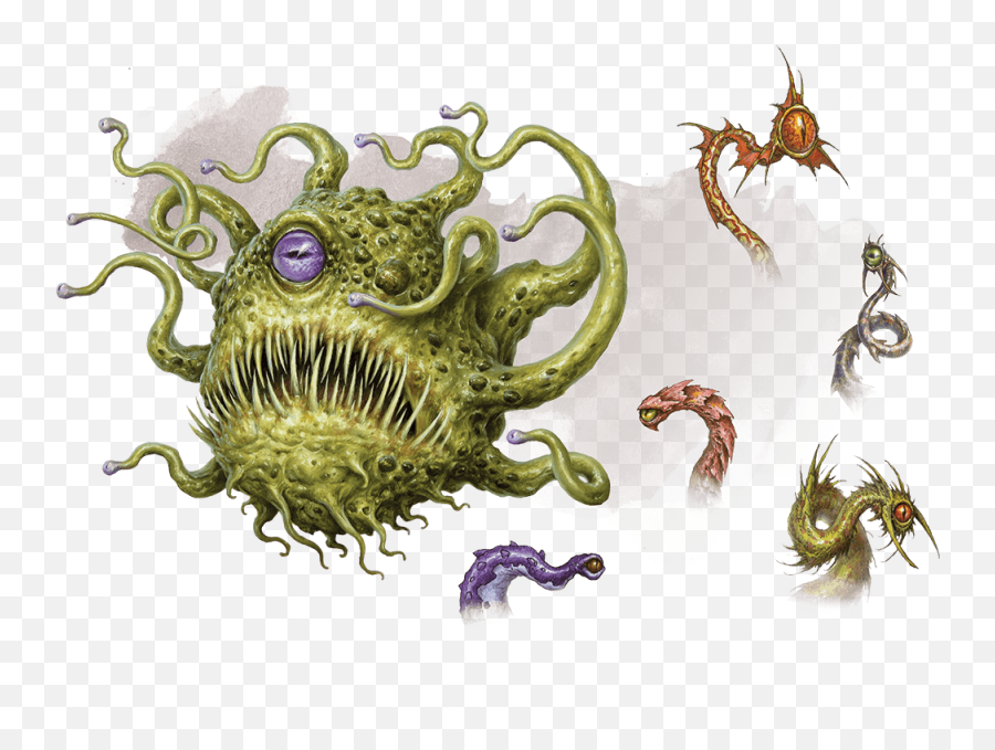 Monster Lore - Beholder Pitted Skin Emoji,Telekenisis Shattering Glass Emotion