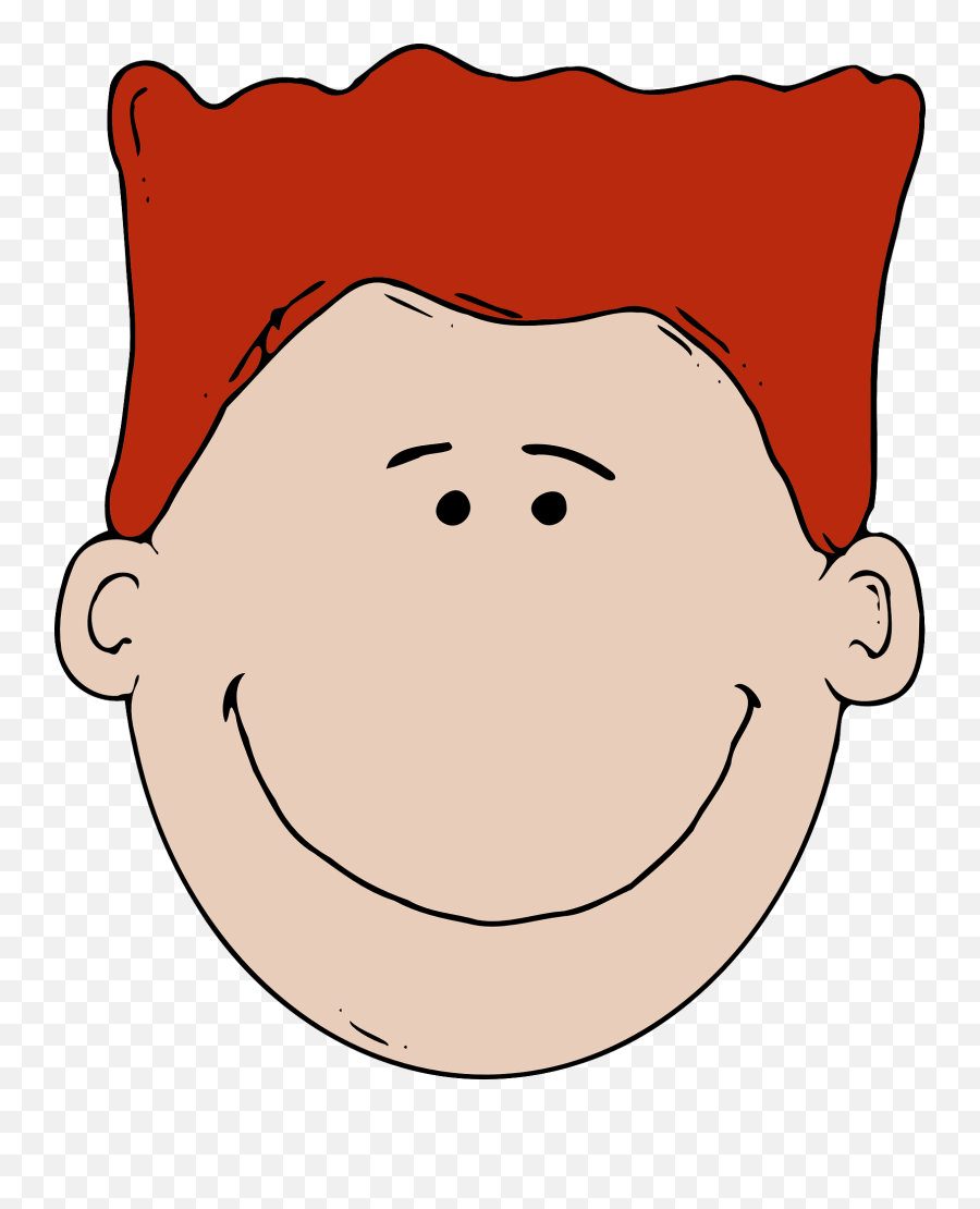 Manface7 Colour Free Svg - Red Hair Clipart Emoji,Emotion Man Chinese