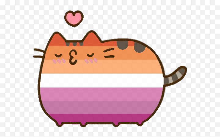 Pin On Hh - Pusheen Gif Emoji,Lesbian Flag Emoji