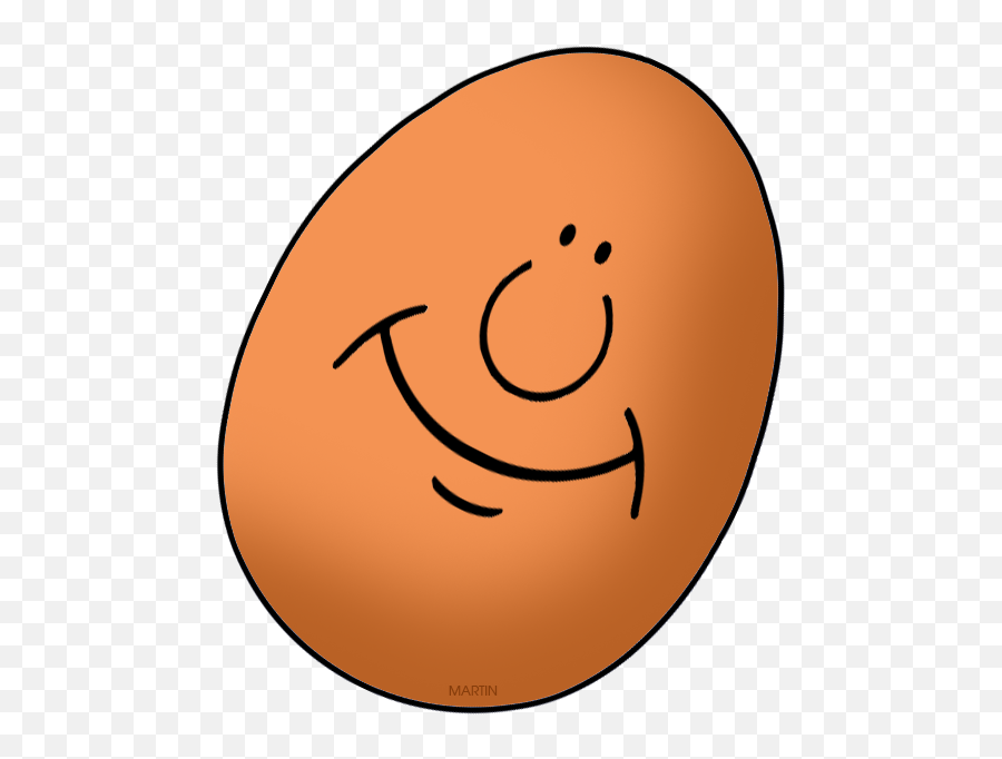 Miniclipskitchen Clip Art By Phillip Martin Brown Egg - Time To Help Emoji,Egg Emoticon