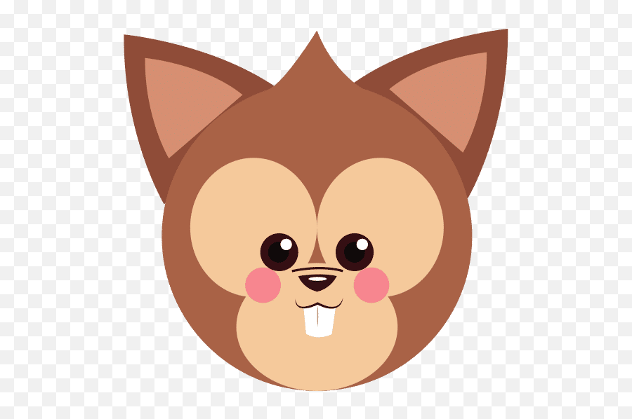 Baby Chipmunk Cartoon - Canva Emoji,Chipmunk Emojii