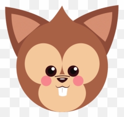 Baby Chipmunk Cartoon - Canva Emoji,Chipmunk Emojii