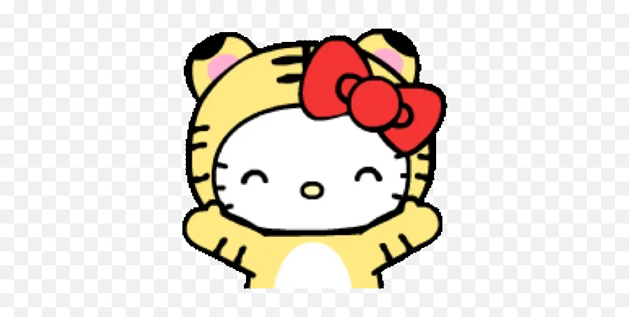 Hello Kitty New Yearu0027s Animated Emoji 2 Gif,Kitty Love Emoji