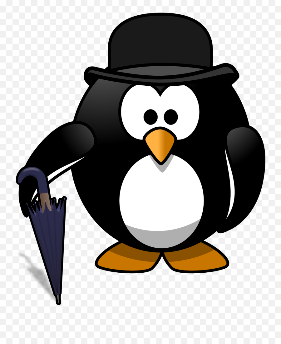 Clipart - Gentleman Penguin Penguins Animal Clipart Animals Gentleman Penguin Emoji,Penguin Emoticons