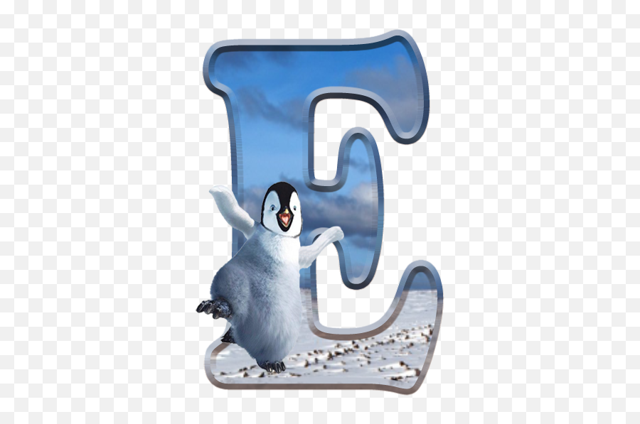 Alfabeto De Happy Feet Bailando - Oh My Alfabetos Animal Figure Emoji,Emoji Bailando