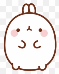 Pin By Tin Trn On Cute Bunny Cartoon Cute Kawaii - Molang Eat Gif Emoji,Japanse Emoticon