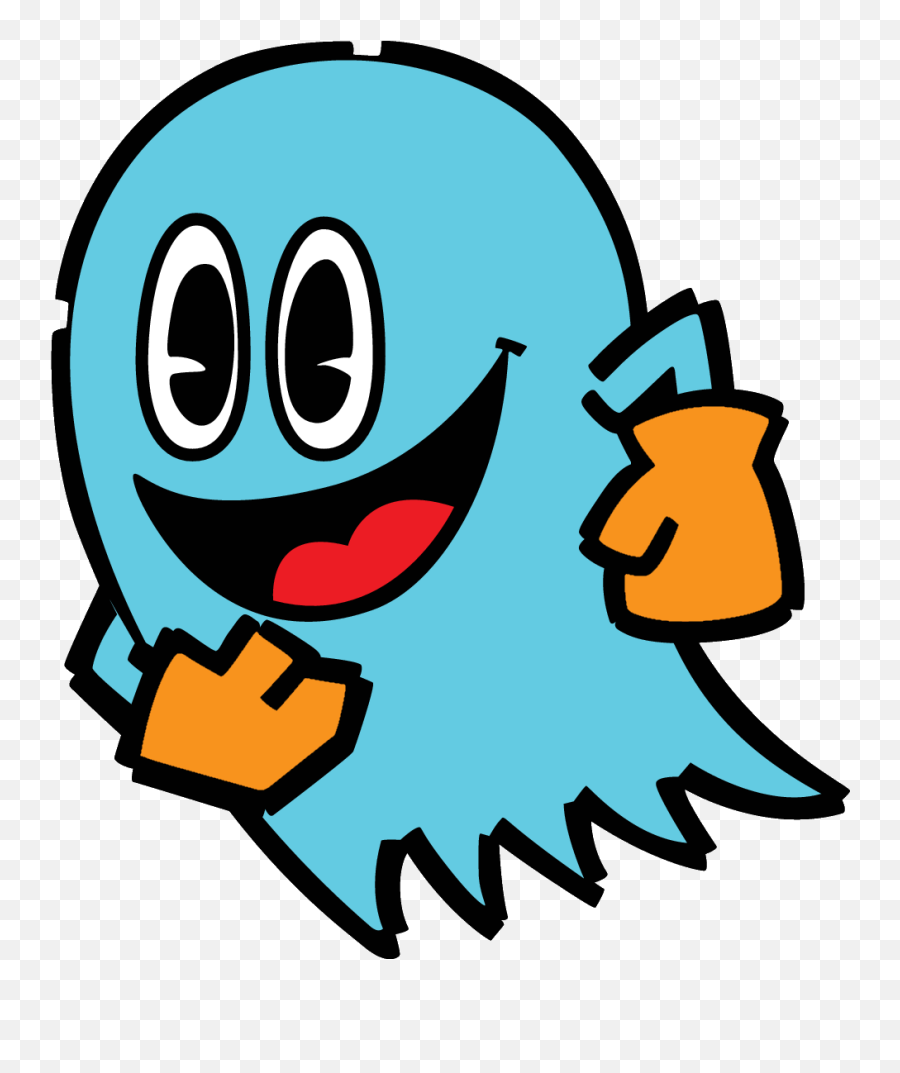 Clipart Ghost Blue Ghost Clipart Ghost Blue Ghost - Pacman Inky Png Emoji,Man Ghost Emoji