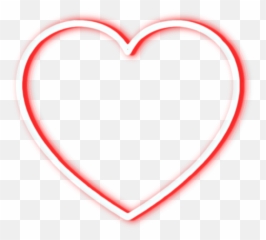 Heart Love Outline Neon Logo Sign Sticker By - Girly Emoji,Outline Heart Emoji App