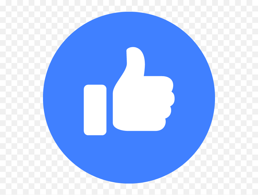 Facebook Like - Circle Thumbs Up Icon Emoji,Facebook Emoji
